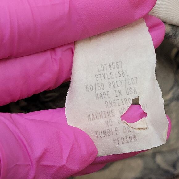 Vintage 90s Red-Head Advantage Camo Shirt Medium 20x26 Green Brown USA - Picture 6 of 14